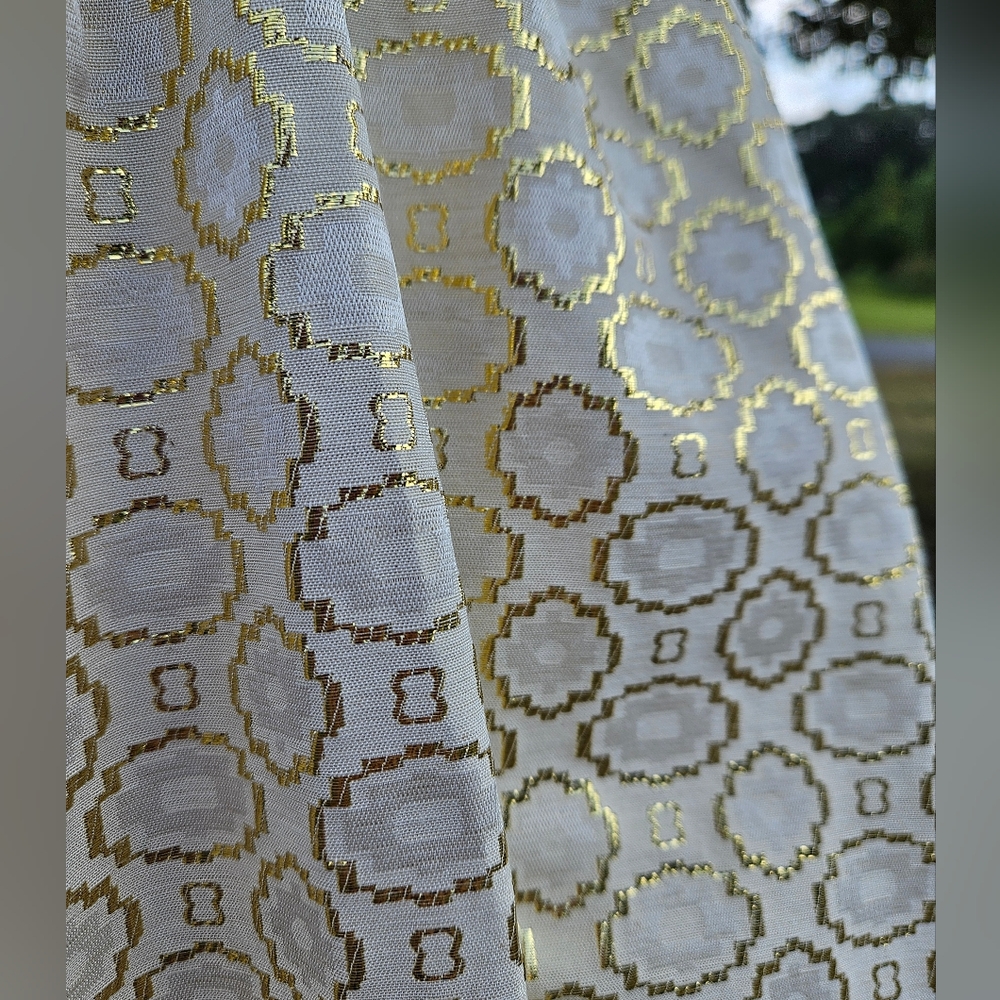 Rewind Gold Cream Sleeveless Dress - Picture 3 of 15